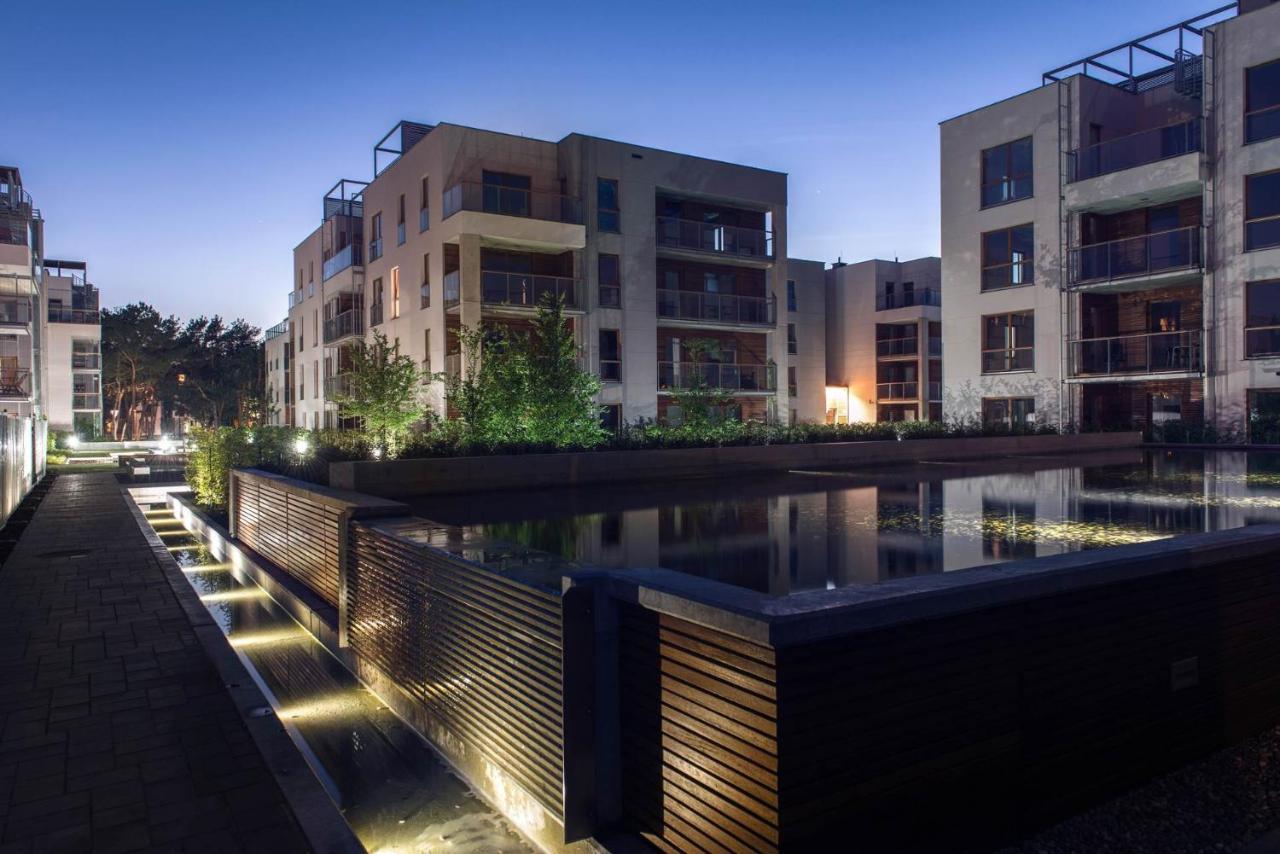 Ferienwohnung Nadmorski Dwor Modern Danzig Exterior foto